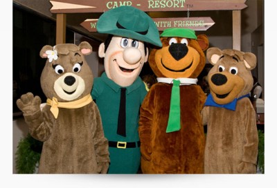 Cindy Bear, Ranger Smith, Yogi Bear, Boo Boo costumes